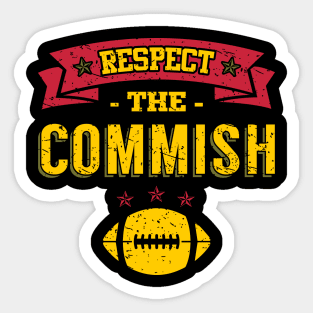 Respect the commish Sticker